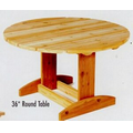 Round Trestle Table